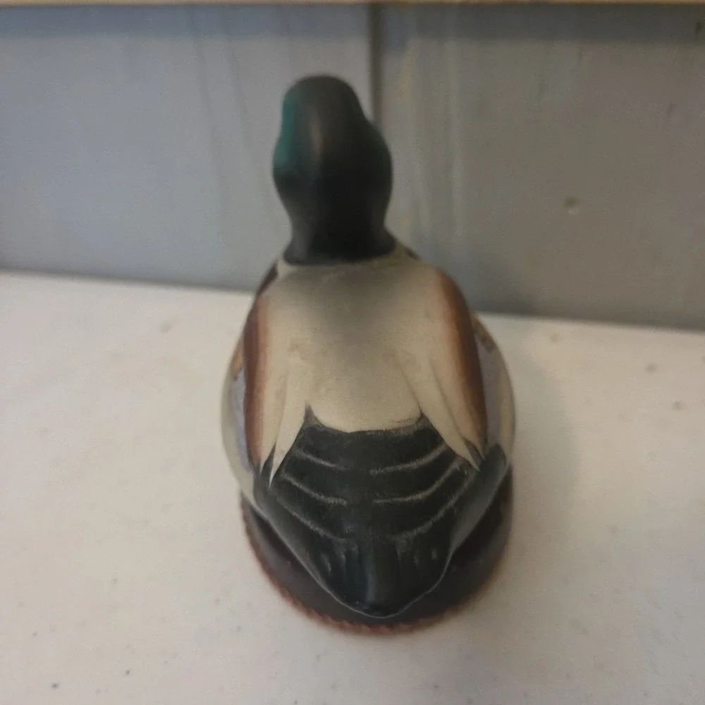 Ceramic Duck Shoe Polisher Buffer Lint Remover Vintage Man Cave Barbershop Decor